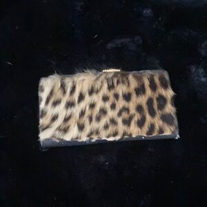 Source Unknown Leopard Print Clutch
